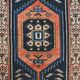 Vintage Anatolian runner rug in wool from the 1950s.