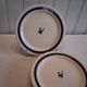 Set of 7 advertising plates from Gien "Gondolo" in good condition.