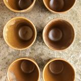 Set of 6 Digoin stoneware cups