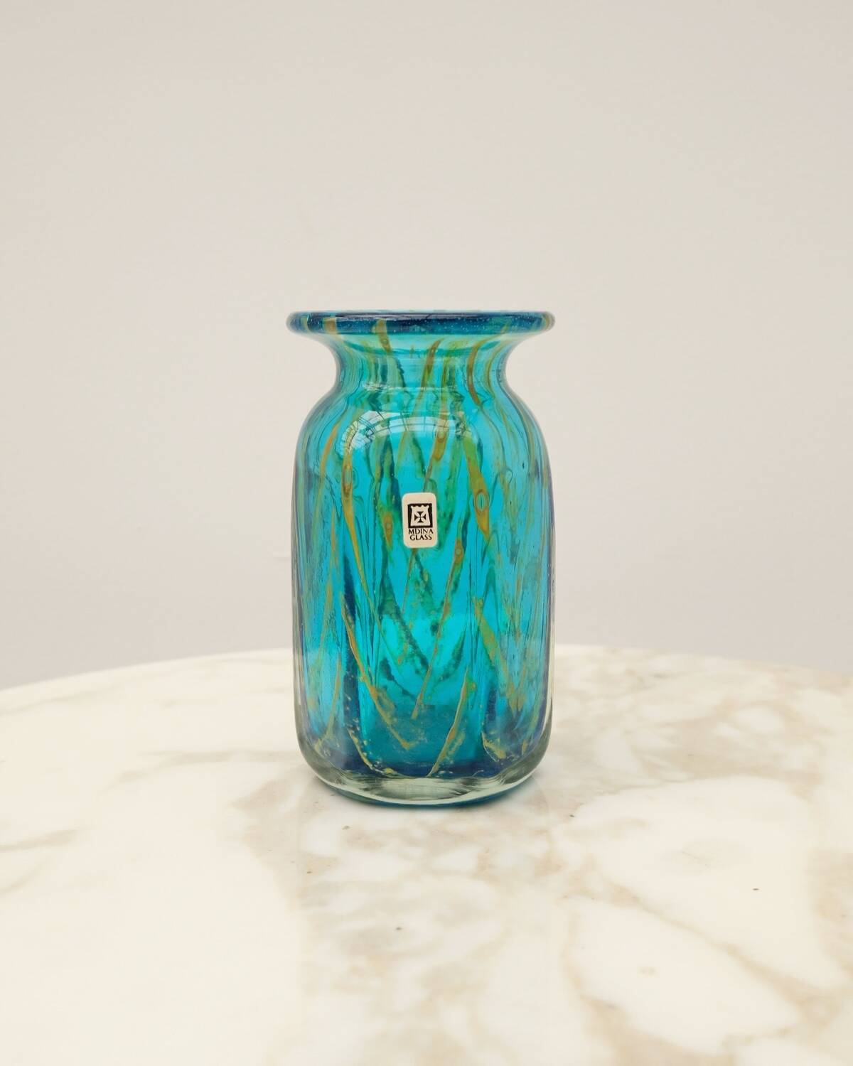 Blown glass vase from mdina