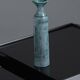BLUE CERAMIC VASE, BERNARD LECLERC, 1980s