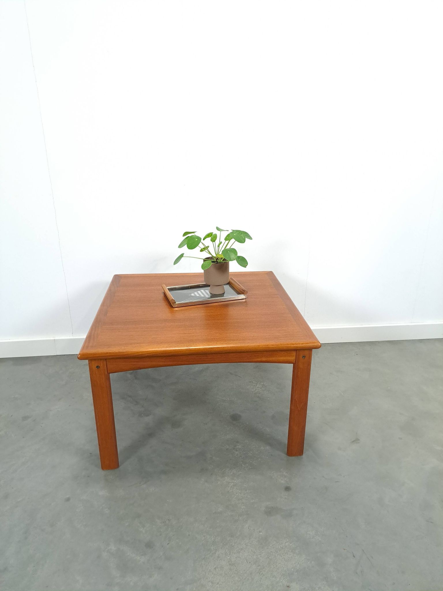 Teak Deens Glostrup vierkante salontafel, nr.1