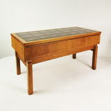 Table d'appoint avec tiroirs, Danemark, années 1960