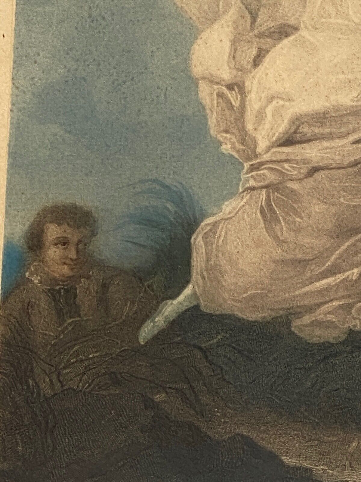 GRAVURE À L'EAU-FORTE 19ème Alphonse Lamotte La Fuite à Dessein Le Havre EUR 85,00 - FR