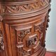 Very important Renaissance style chateau library buffet in oak