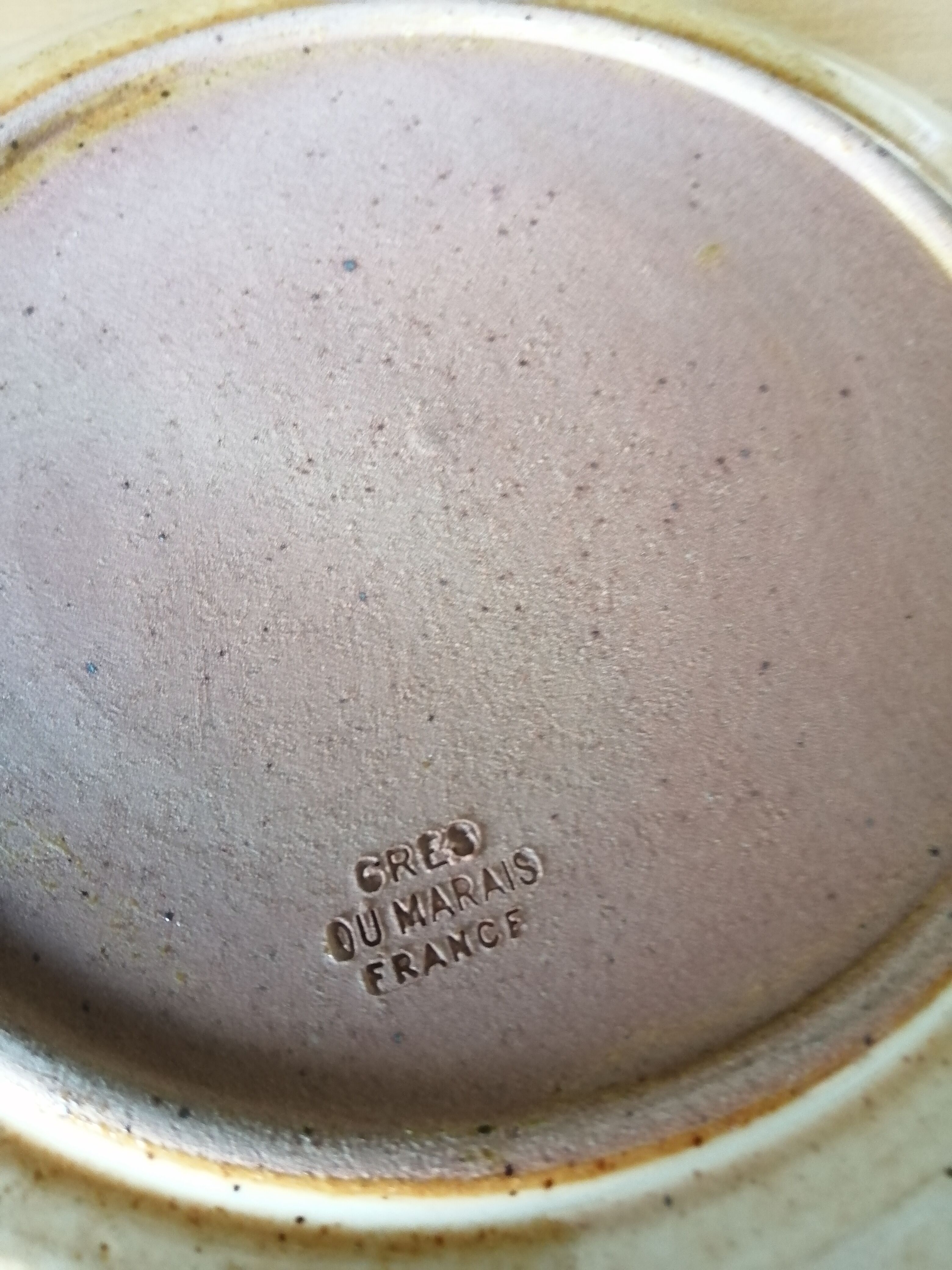 2 large sandstone cups from the Marais