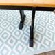 Pair of large wooden benches