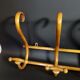 Porte-manteaux, porte-chapeaux avec étiquette Thonet en bois courbé 1900/1930