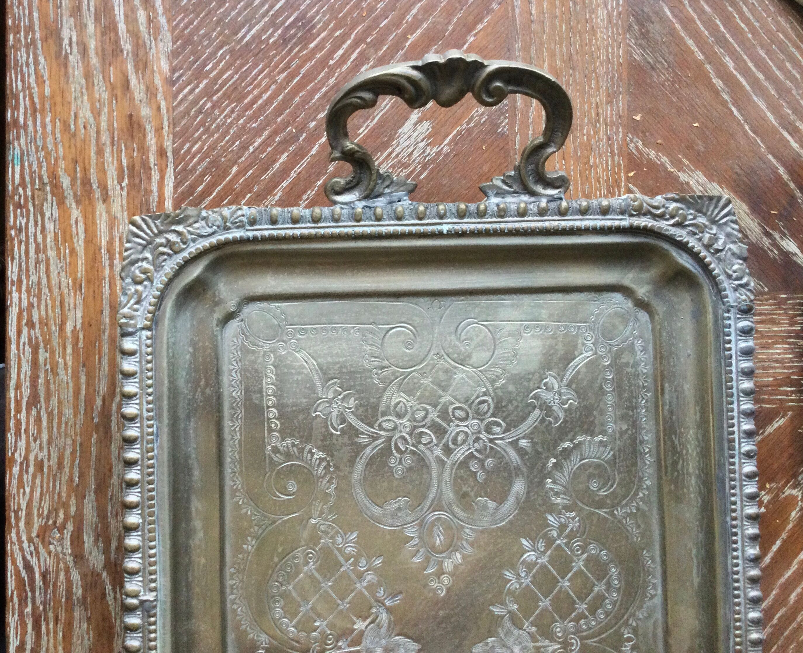 Silver tray