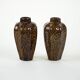 Set of brown ceramic vases, Danish design, 1960s, made in Denmark