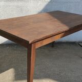 Massive beech farm table