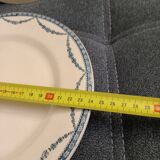 Lot d'assiettes plates Terre de fer