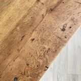 Console service in solid oak, circa 1900.