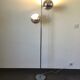 Lampadaire en métal chromé eyeball