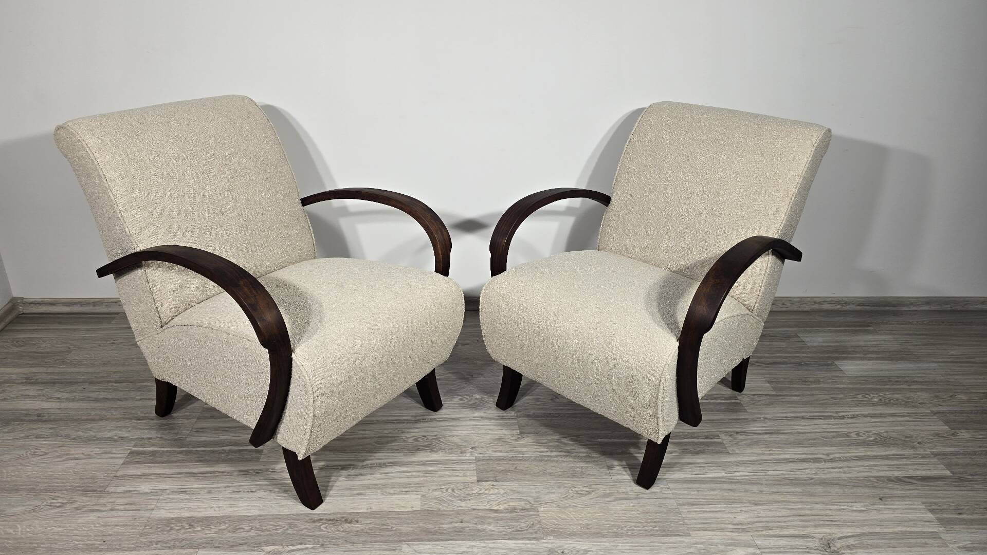Art Deco Lounge Chairs from Jindřich Halabala, 1950s, Set of 2