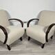 Art Deco Lounge Chairs from Jindřich Halabala, 1950s, Set of 2