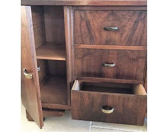 Chest of drawers art deco rosewood