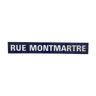 Enamelled plate "Montmartre Street" subway station