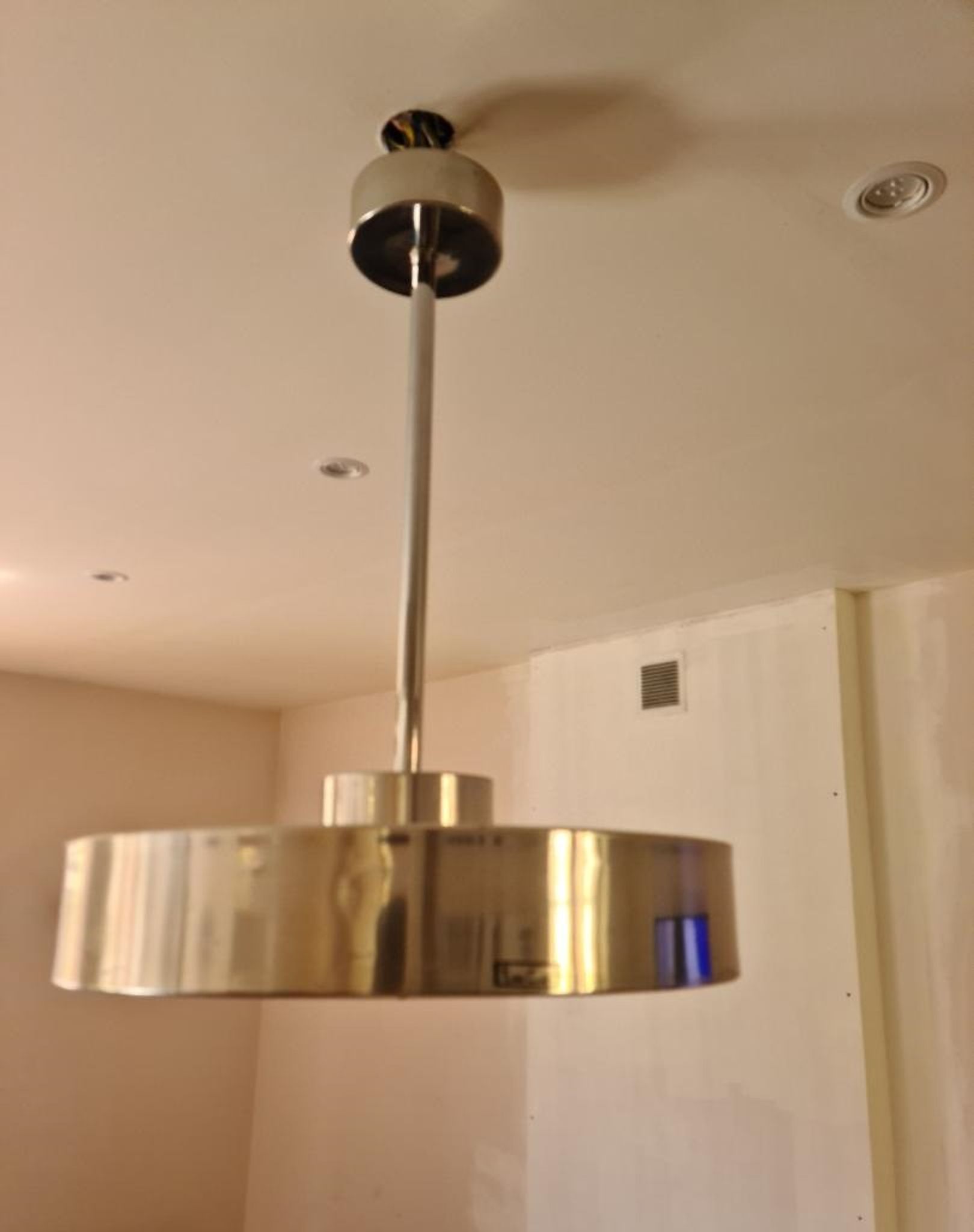 Hanging lamp signed Pierre Cardin