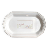 Plat long Niderviller modèle champêtre vintage