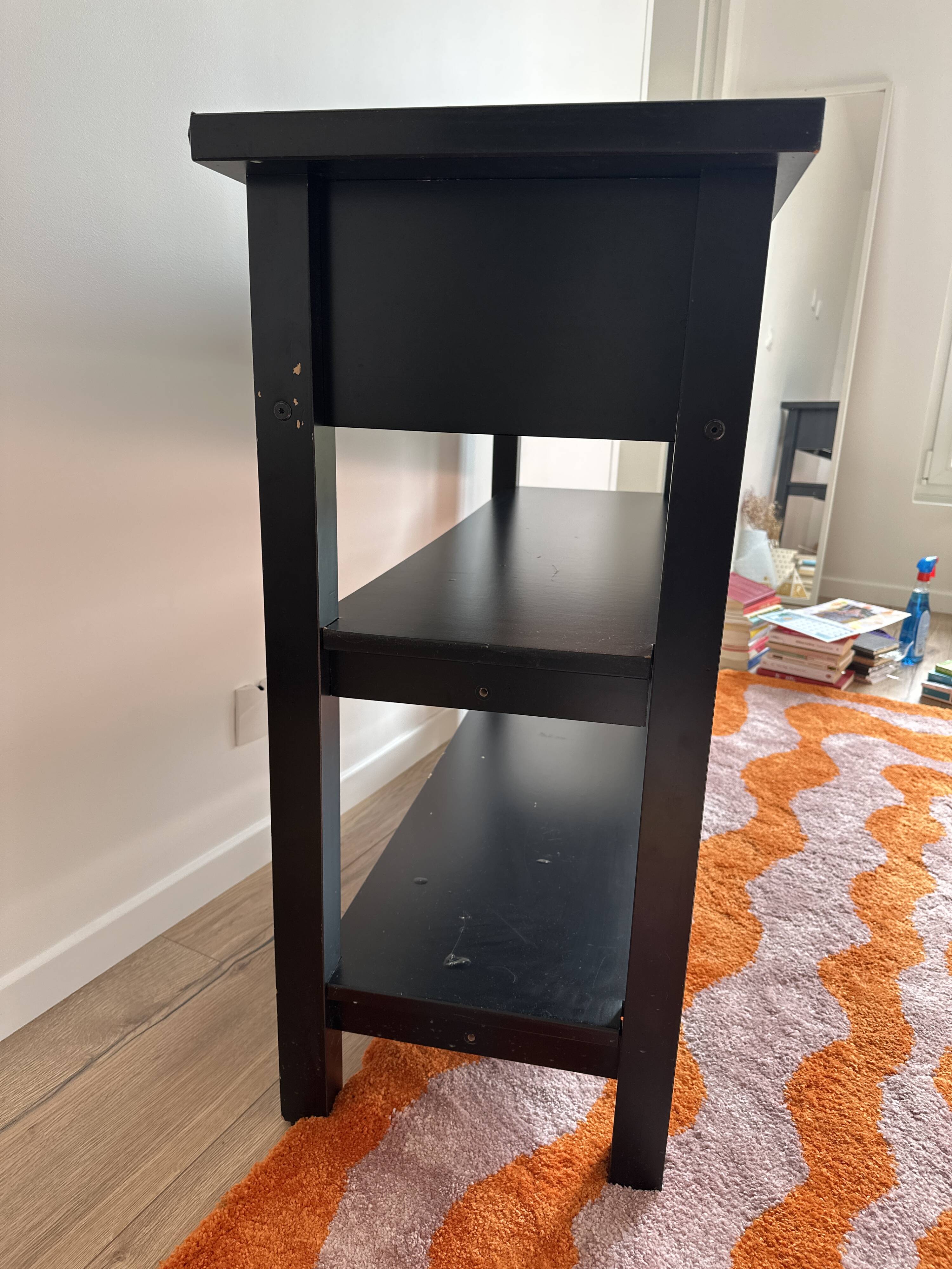 Meuble salon noir vintage