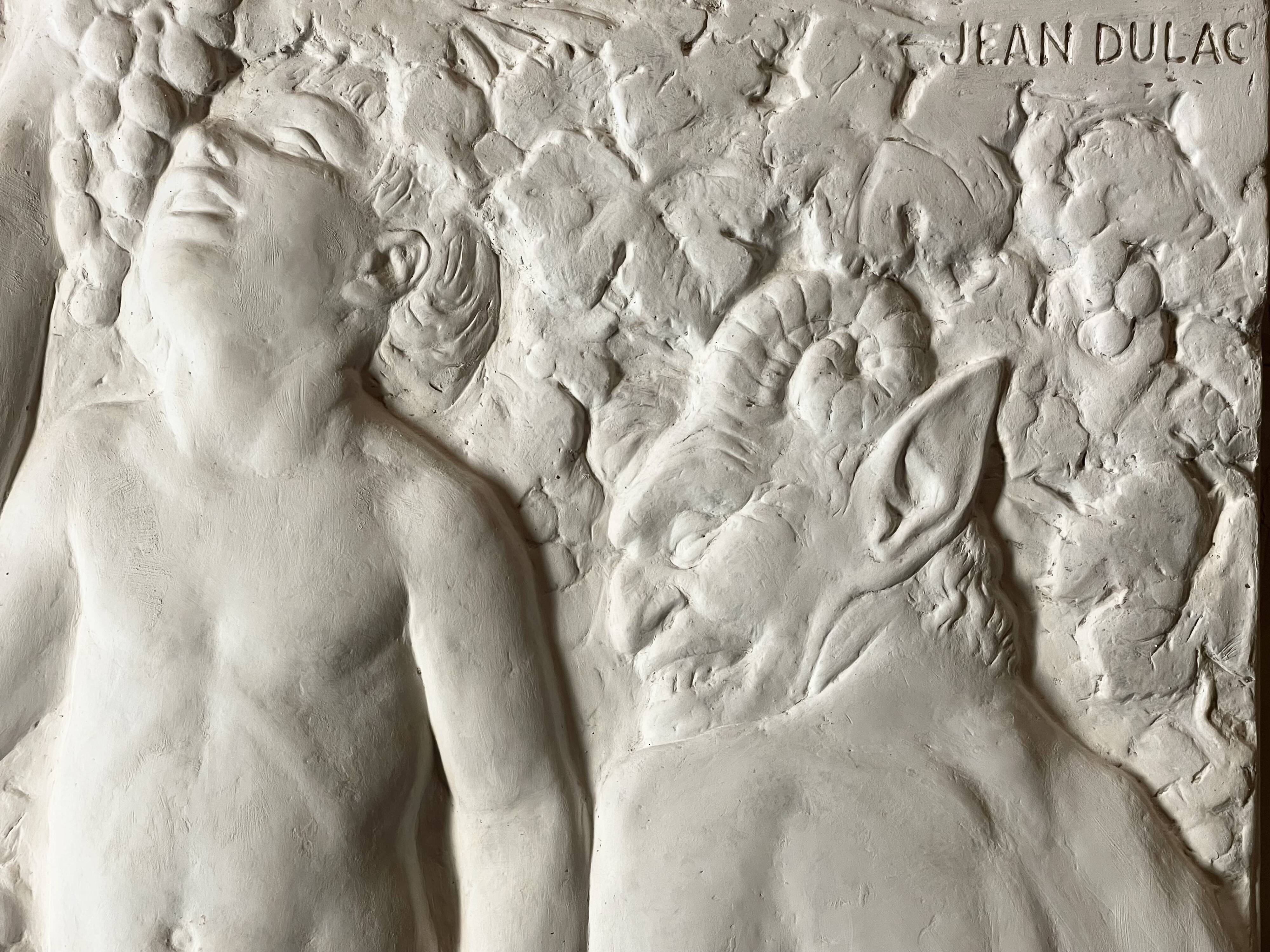 Bas relief by Jean Dulac “The Education of Bacchus”
