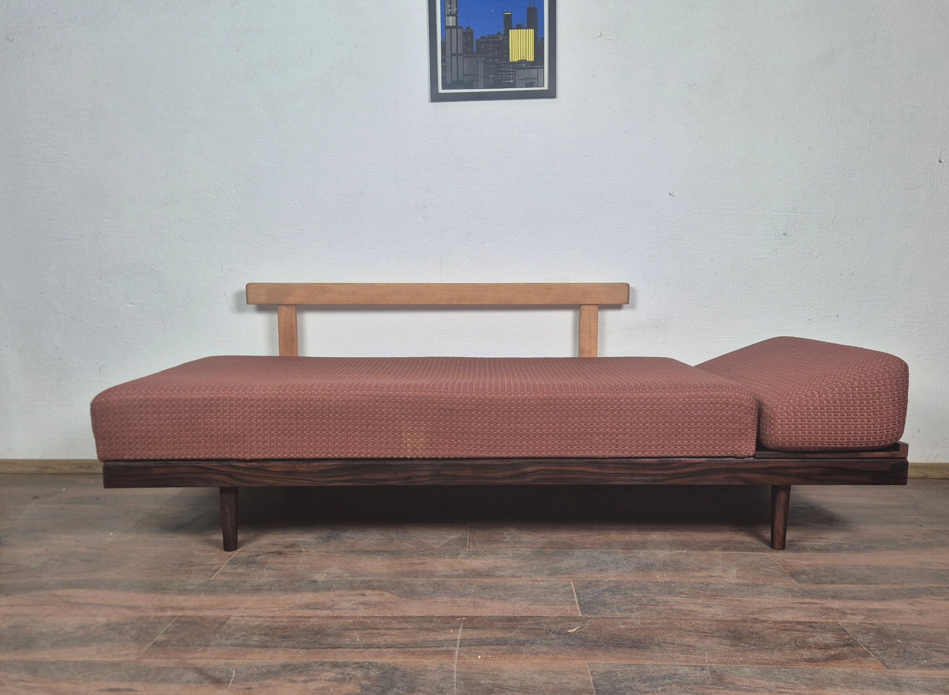 Vintage Scandinavian style daybed sofa