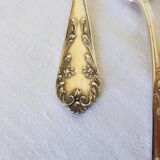 3 small spoons + 3 vintage silver-plated mocha spoons
