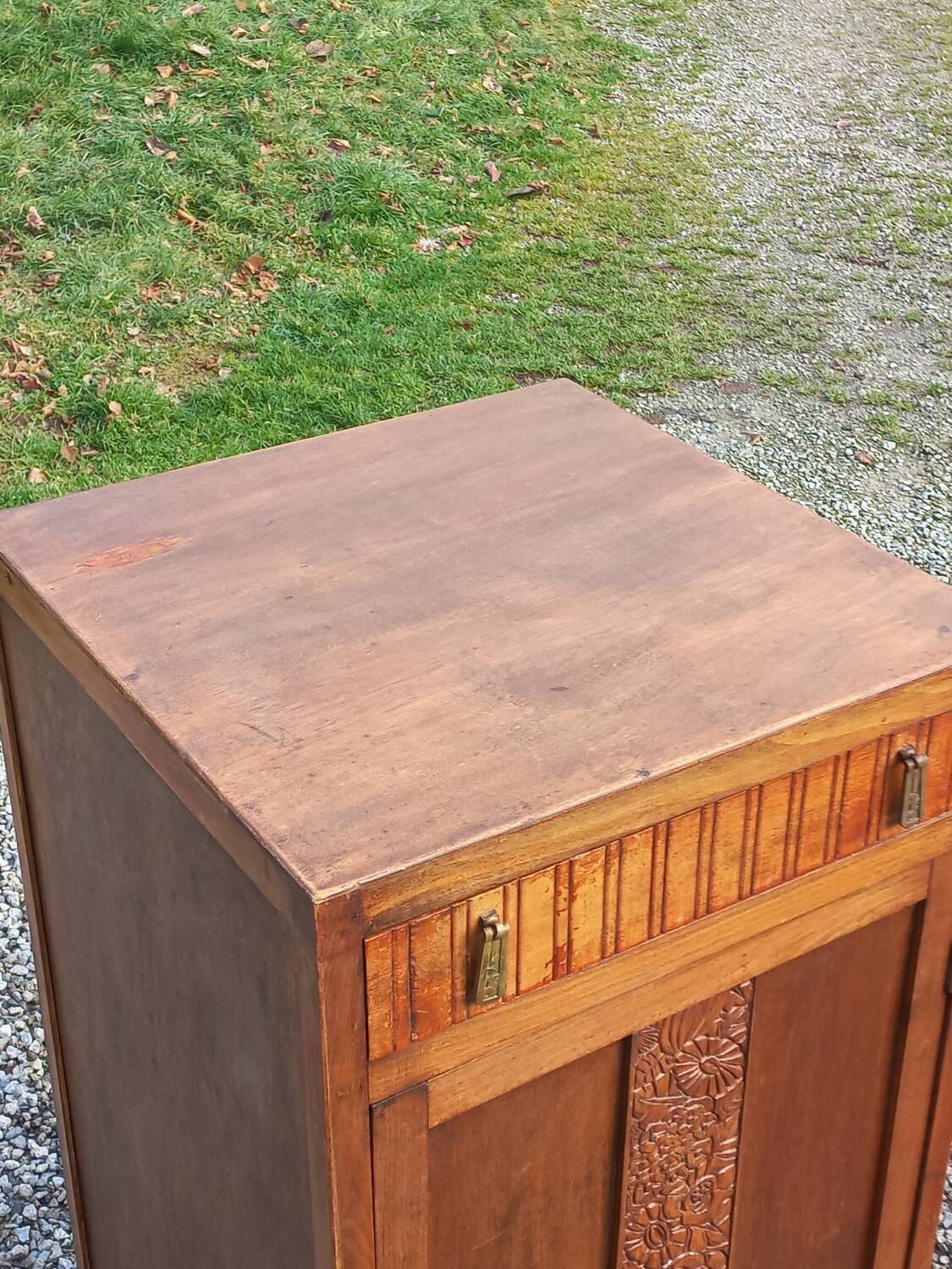 Beech jam cupboard from the 1930s