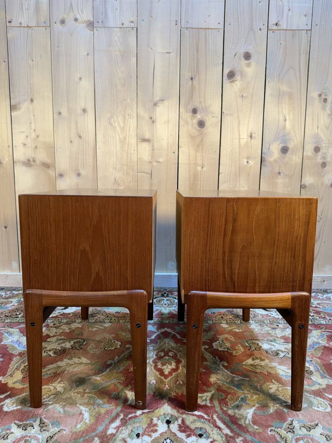 Pair of scandinavian bedside tables by vamo sonderborg