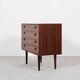 Danish chest of drawers from the 1950s with 4 drawers in rosewood by Kai Kristiansen for FM.