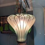 Blown glass lantern