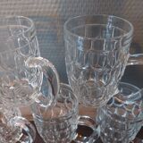 5 vintage beer mugs