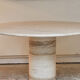 Table en travertin édition Up & Up , Italie 1970