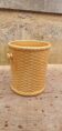 1950s Gien earthenware planter in a basket shape