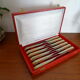 12 vintage dessert knives Coutellerie Lorraine - 24,5 cm