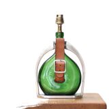 Armagnac Ducastaing bottle lamp and its stirrup, 60s