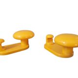 Yellow hooks designer Carlo Bartoli