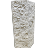 Vase en porcelaine bisque blanche vintage AK Kaiser