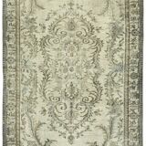 Hand-knotted carved oriental 1970s