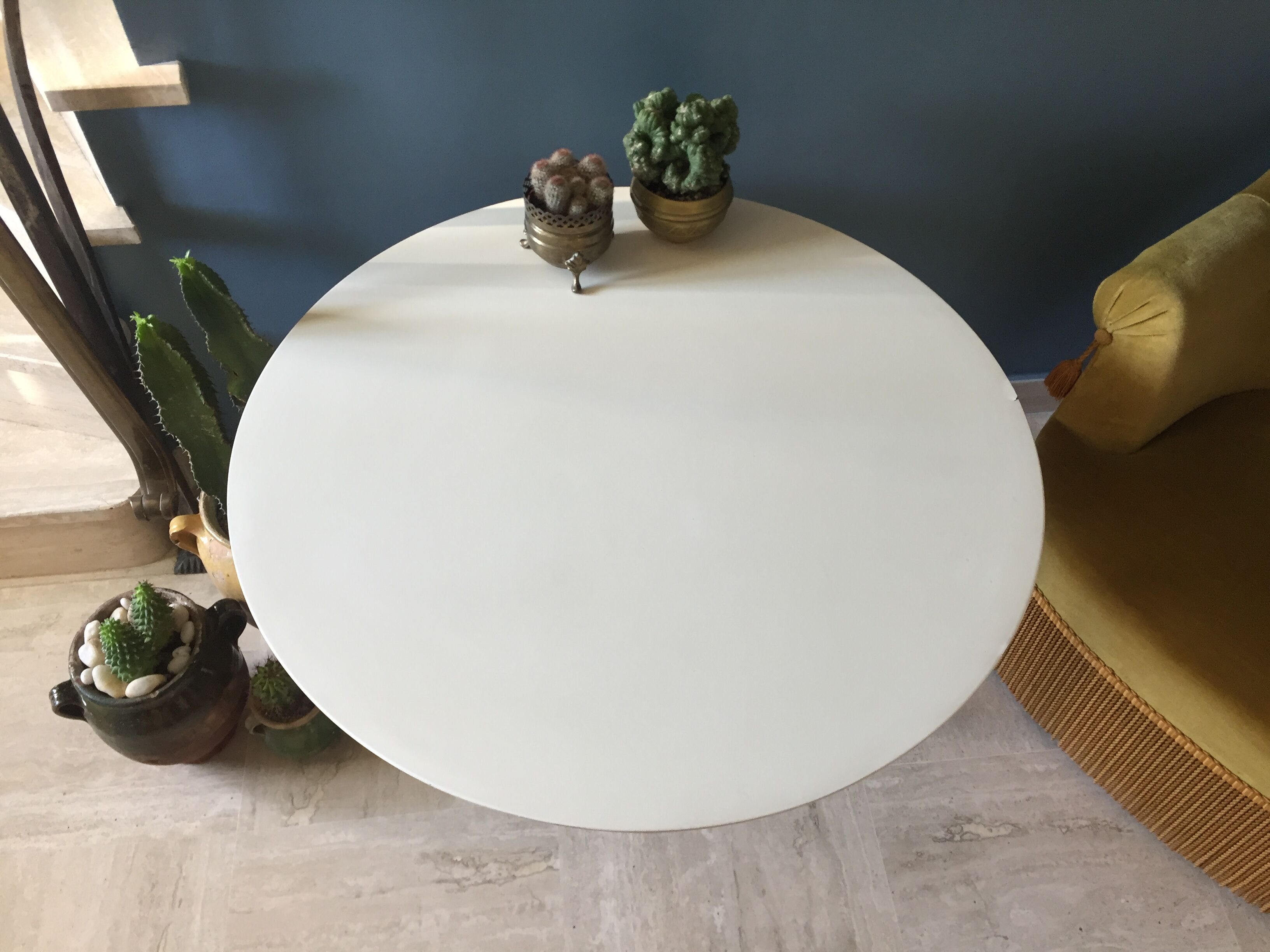 Table basse tulipe Opal Mobel vintage 1950