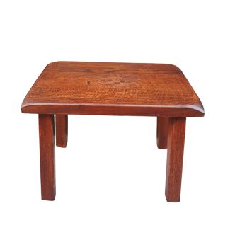 Solid wood stool