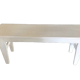 Bench patinated in white
