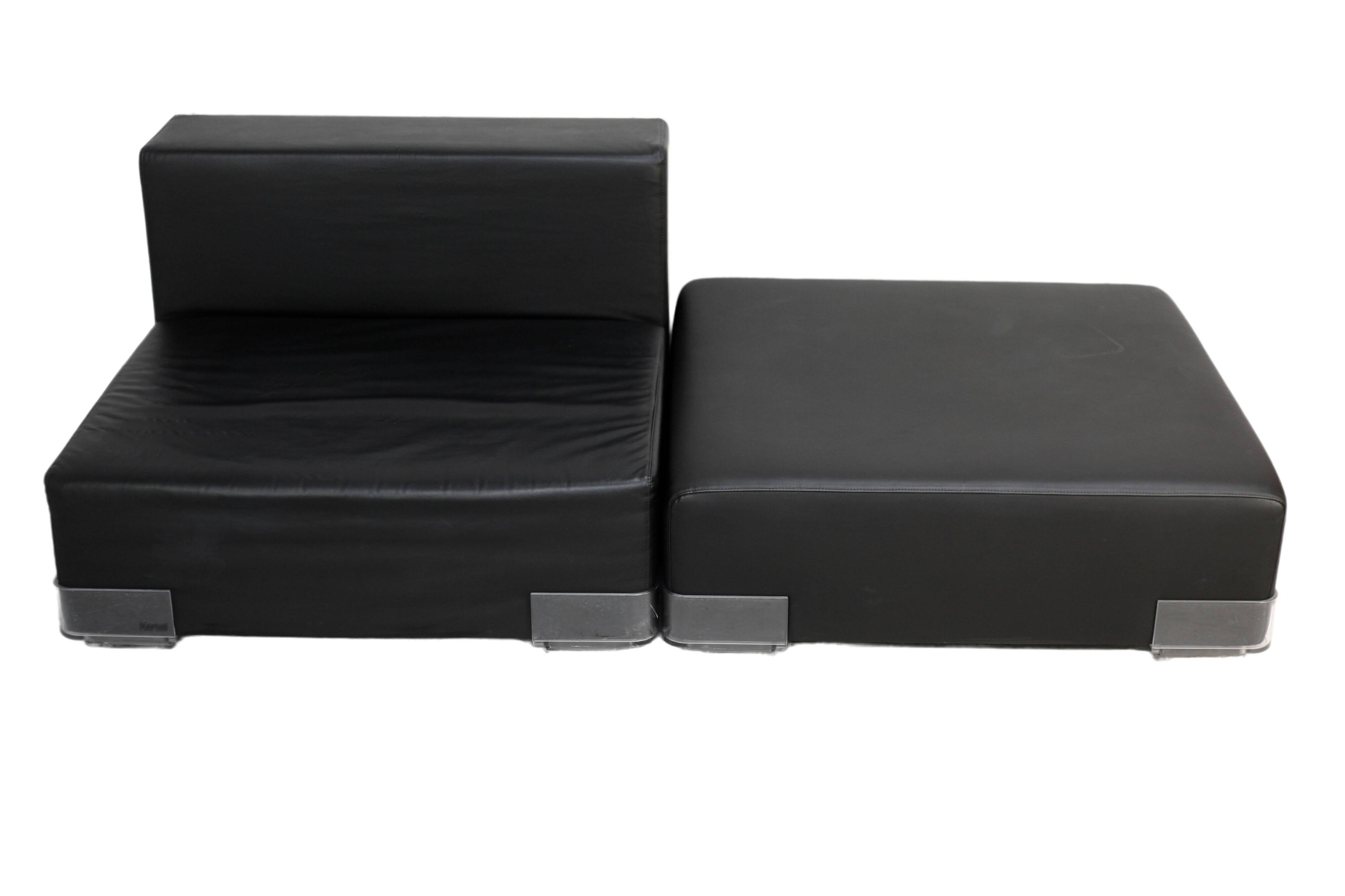 Modular sofa 2 places model "Plastics"Piero Lissoni Italy, circa 2005