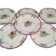 Set of 6 flat plates Gien France Lorraine model