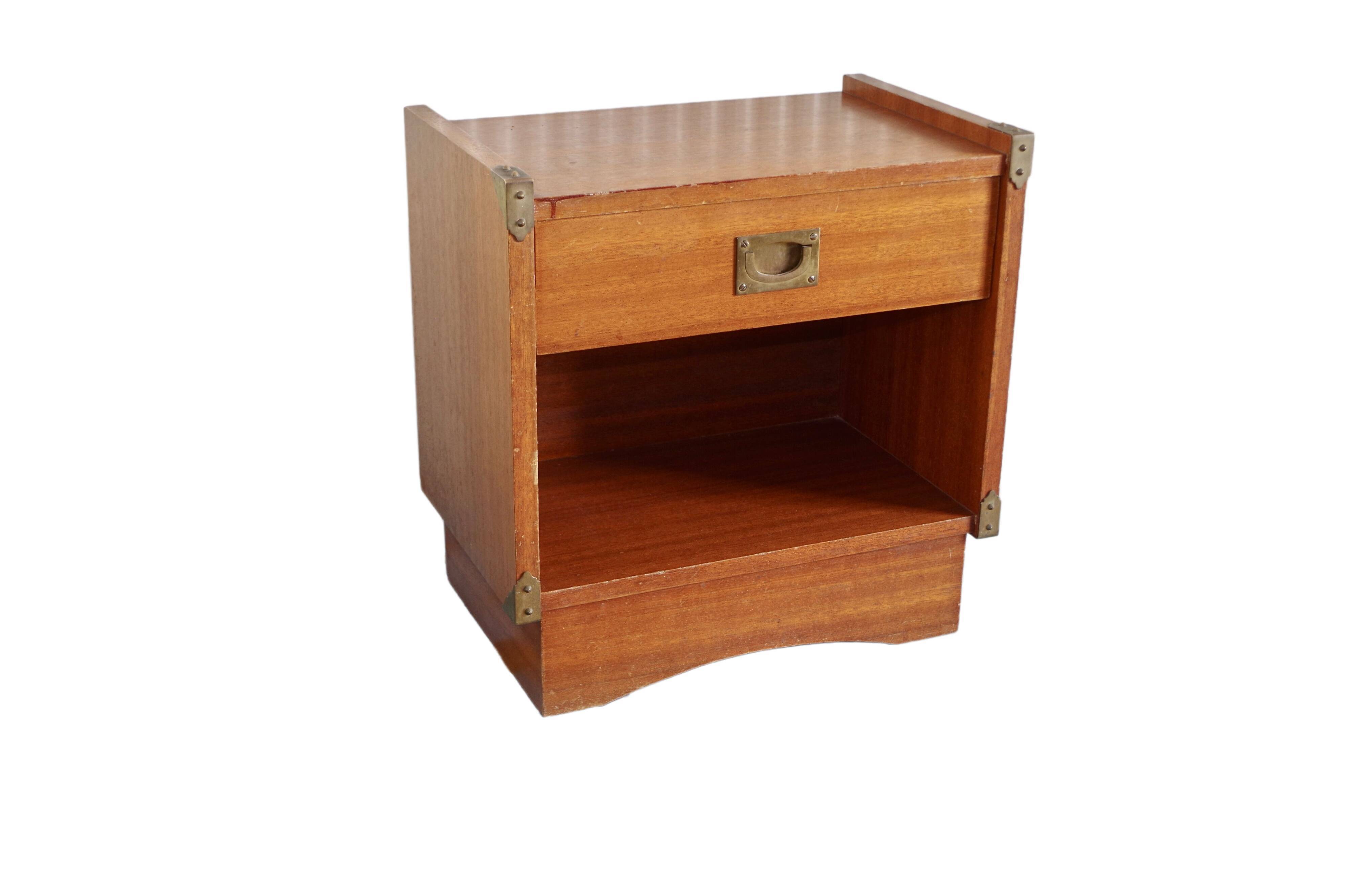 Vintage boat marine bedside table 70's