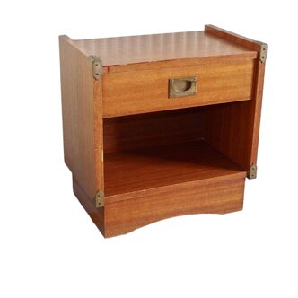 Table de chevet marine de bateau vintage 70's