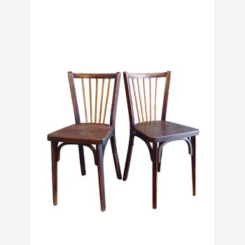 Paire de chaises Baumann 153