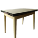 Yellow formica table