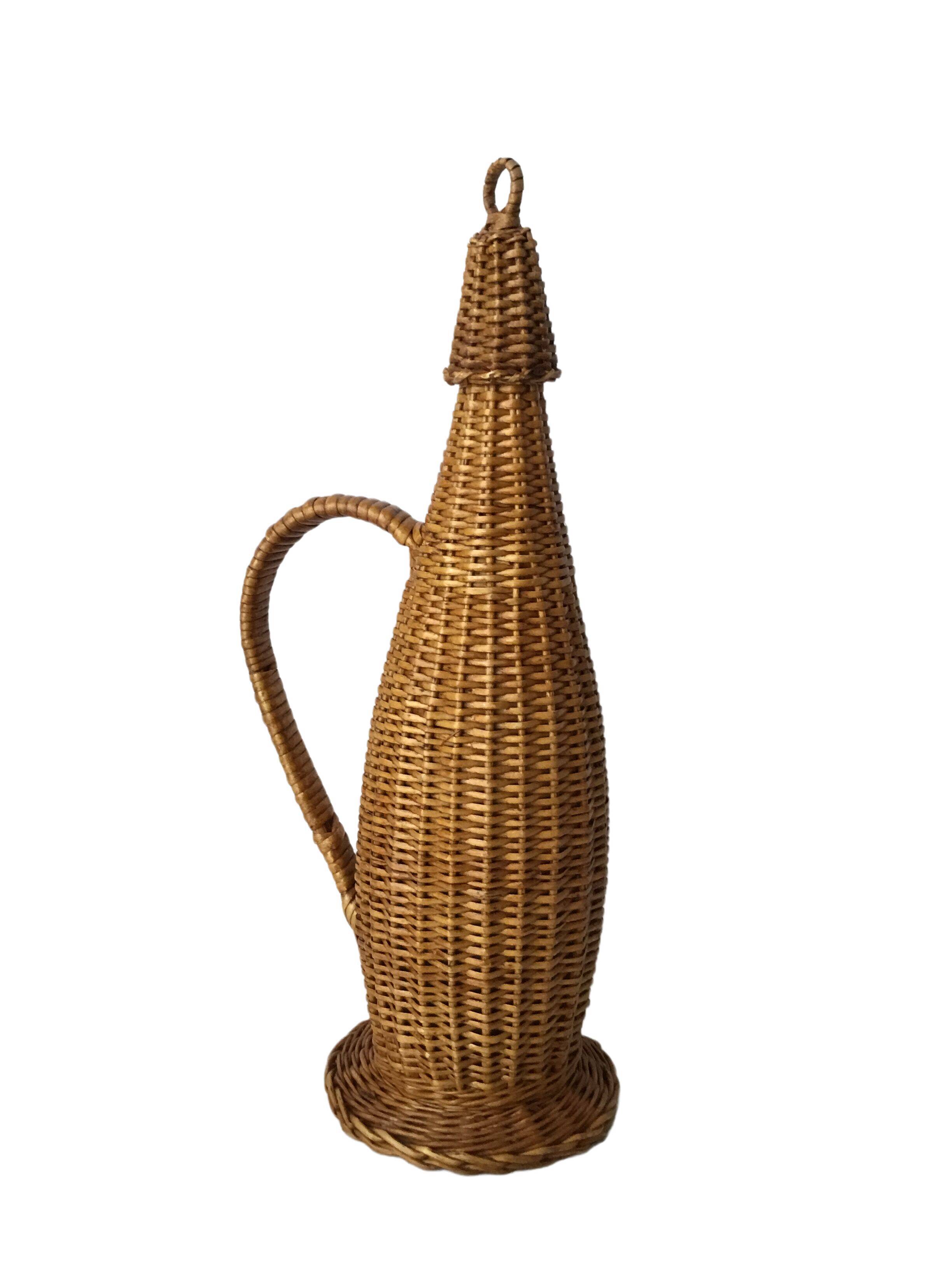 Bottle braided rattan